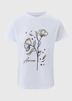 White Flower Amour T-Shirt