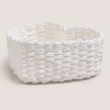 White Heart Basket