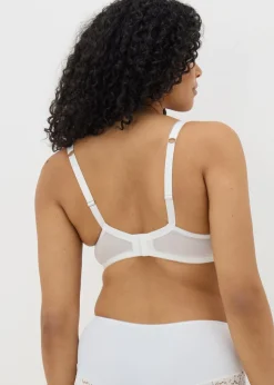 White Lace DD Plus Padded Bra