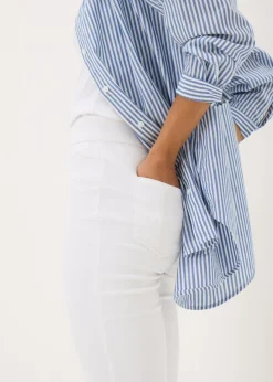 White Rosie Cropped Jeggings