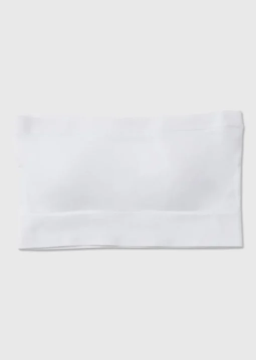 White Seamless Bandeau
