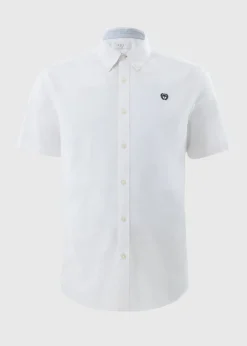 White Short Sleeve Oxford Shirt