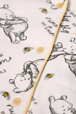 Winnie The Pooh  Ladies White Maternity Pyjama