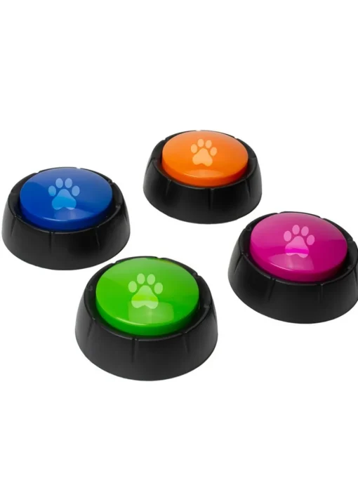 winning Multi Recordable Dog Buttons Set 4