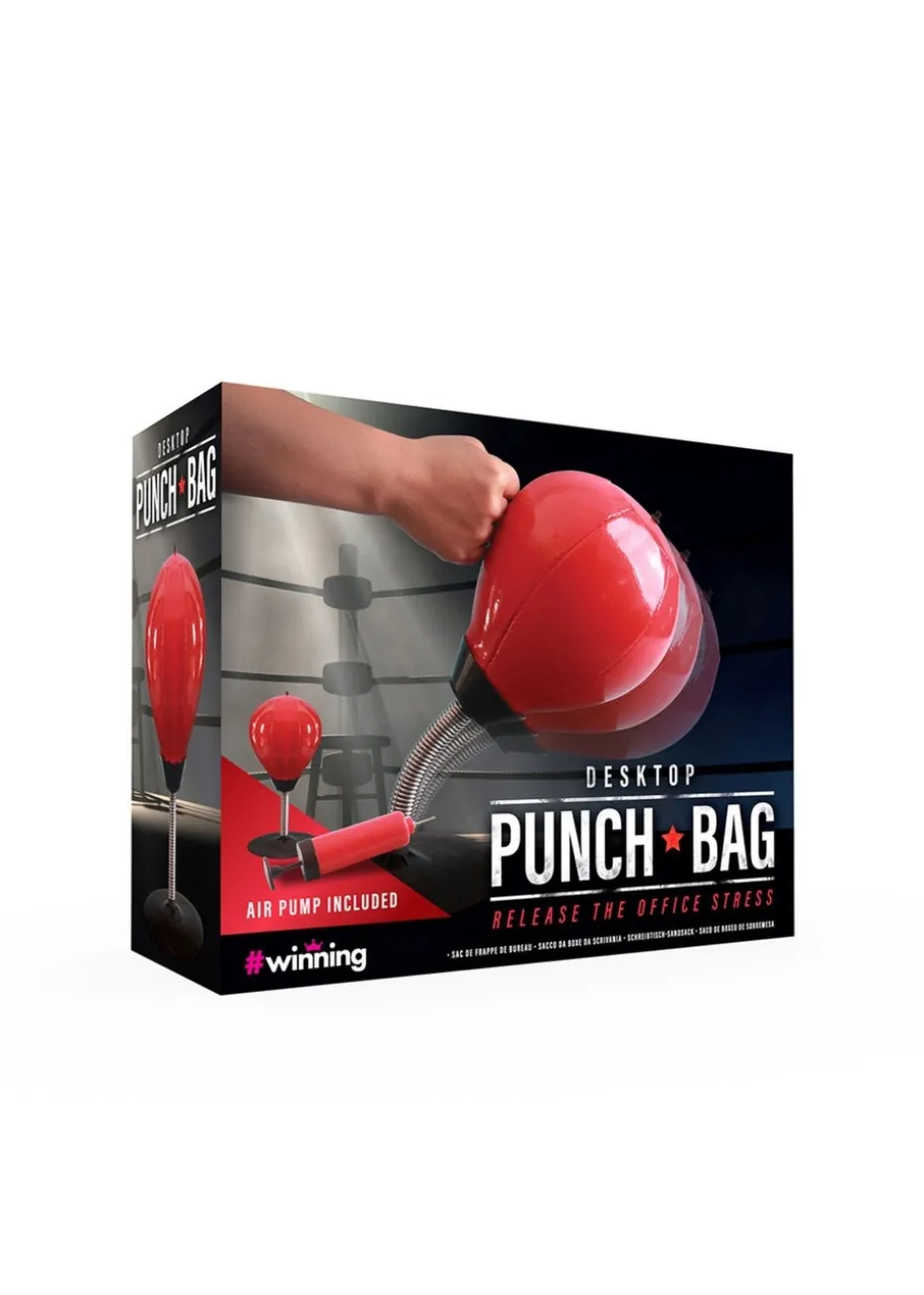 winning Red Desktop Punch Bag