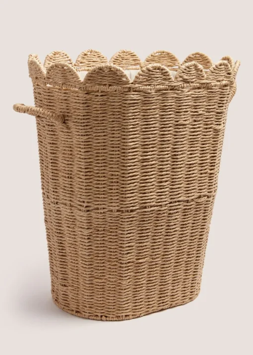 Woven Scallop Edge Woven Window Tray