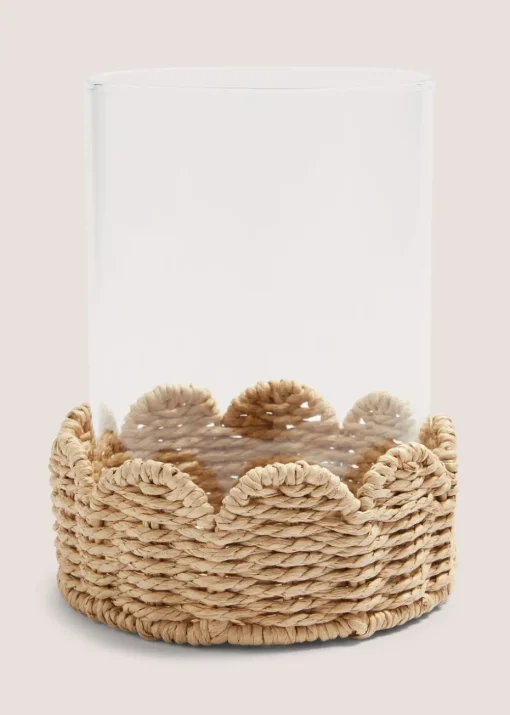 Woven Scallop Edge Woven Window Tray