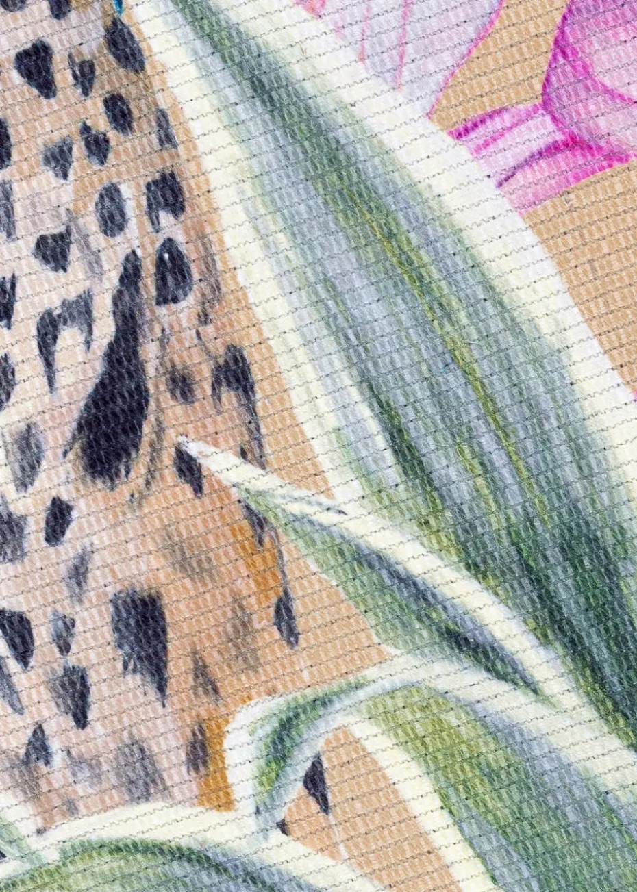 Wylder Gold Kali Leopards Outdoor Washable Rug (120 x 170cm)