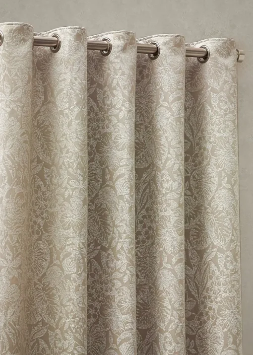Wylder Nature Bali Botanical Jacquard Eyelet Curtains