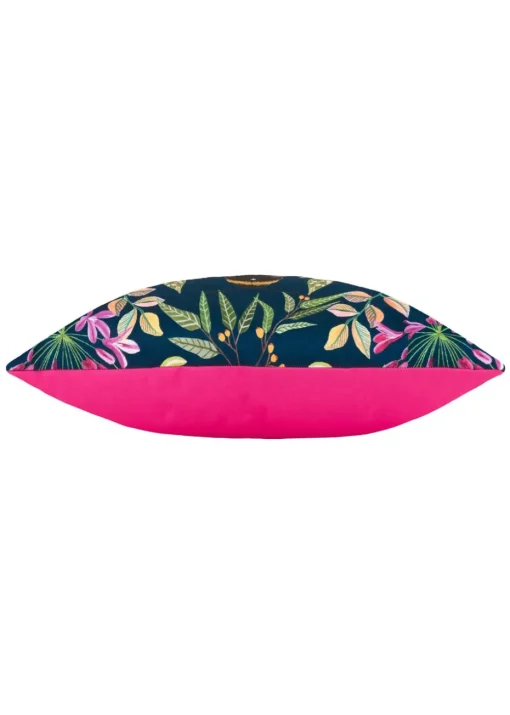 Wylder Nature House of Bloom Zinnia Bee Outdoor Filled Cushion (30cm x 50cm x 8cm)