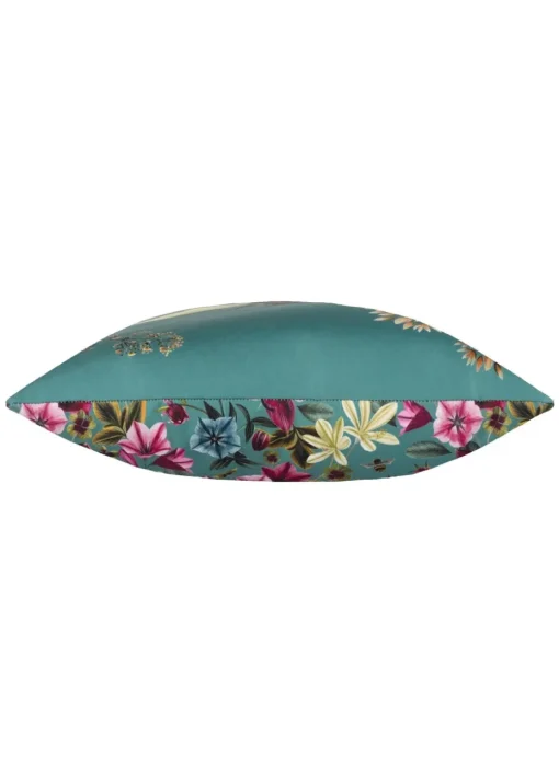 Wylder Nature Midnight Garden Bee Outdoor Filled Cushion (43cm x 43cm x 8cm)