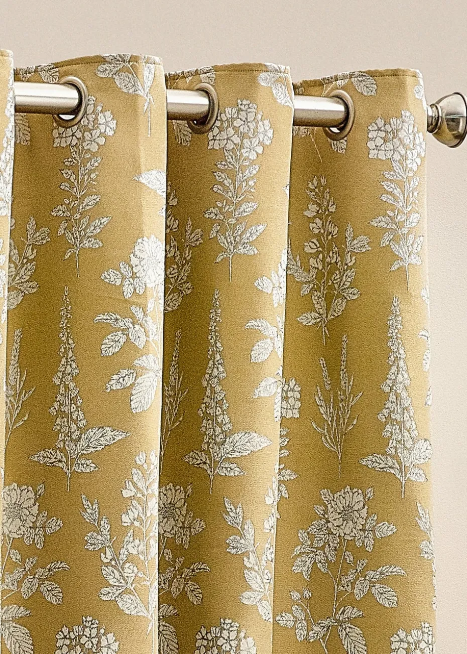 Wylder Nature Sophia Floral Eyelet Curtains