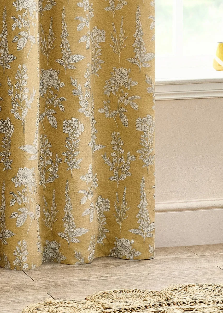 Wylder Nature Sophia Floral Eyelet Curtains