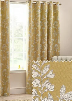Wylder Nature Sophia Floral Eyelet Curtains