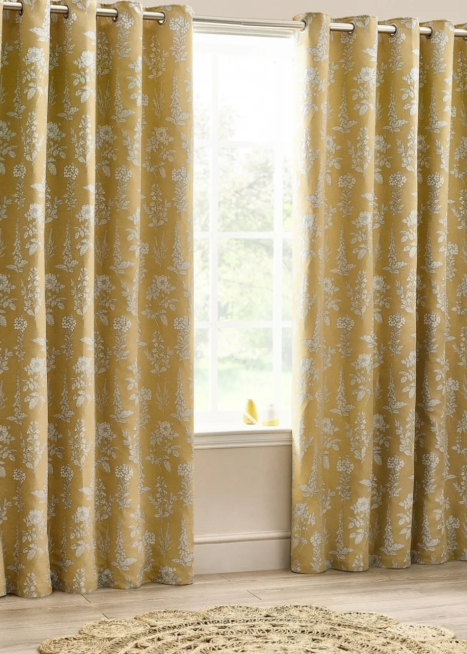 Wylder Nature Sophia Floral Eyelet Curtains