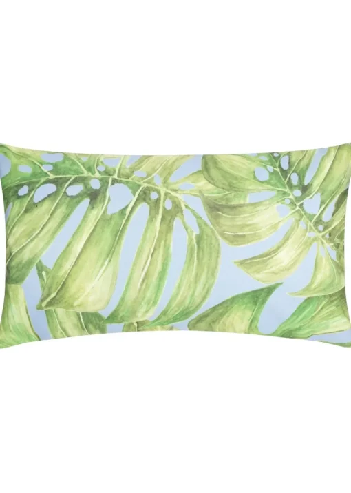 Wylder Tropics Dark Green Kali Birds Filled Outdoor Cushions (30cm x 50cm x 8cm)