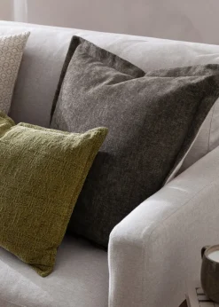 Yard Dune Chenille Brown Cushion (50 x 50 x 8 cm)