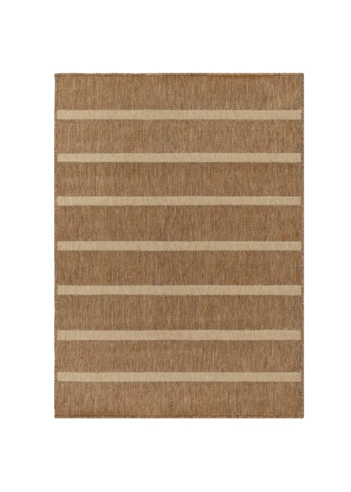 Yard Tala Natural Stripe Jute Effect Indoor/Outdoor Rug