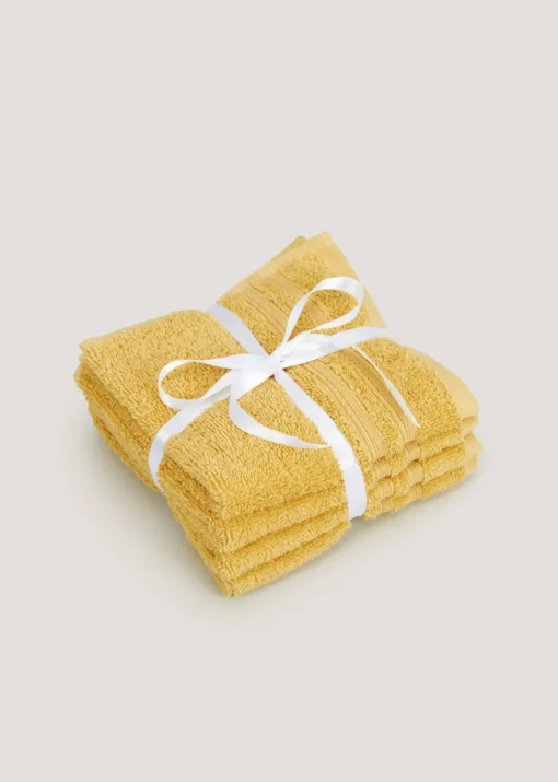 Yellow Chenille Bath Mat