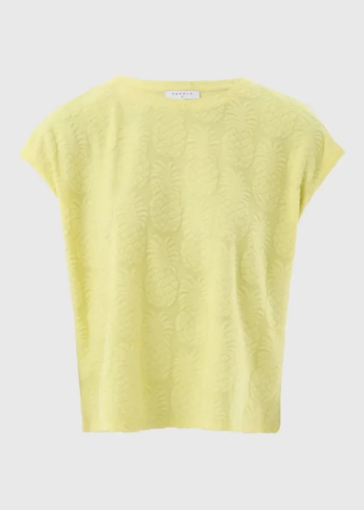 Yellow Pineapple Towelling T-Shirt