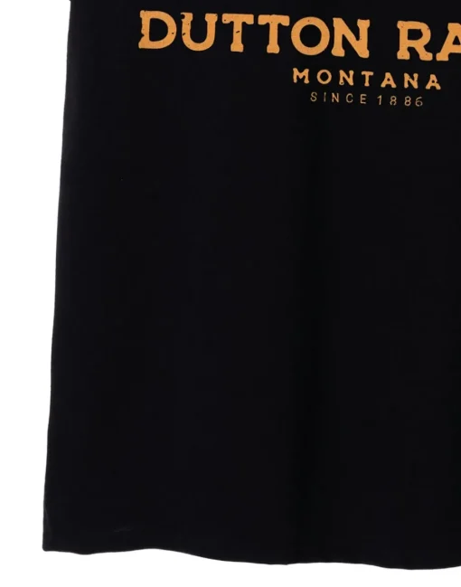 Yellowstone Black Dutton Ranch Short Sleeved T-Shirt