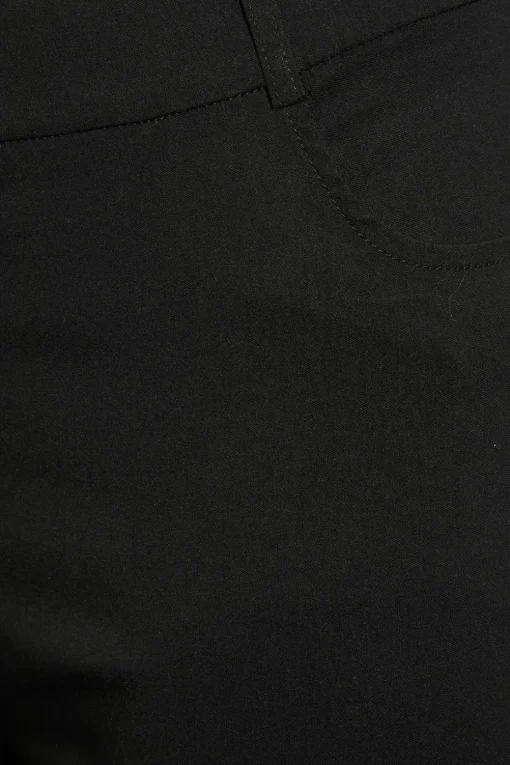 Yours Curve Black Bengaline Slim Leg Stretch Trousers