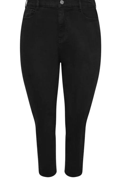 Yours Curve Black Mom Jeans