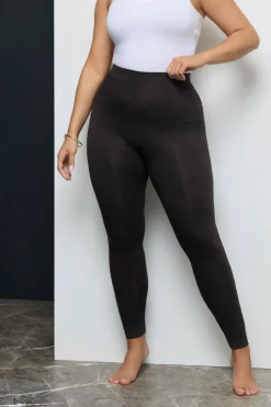 Yours For Good 2 Pack Curve Black Cotton Stretch Leggings