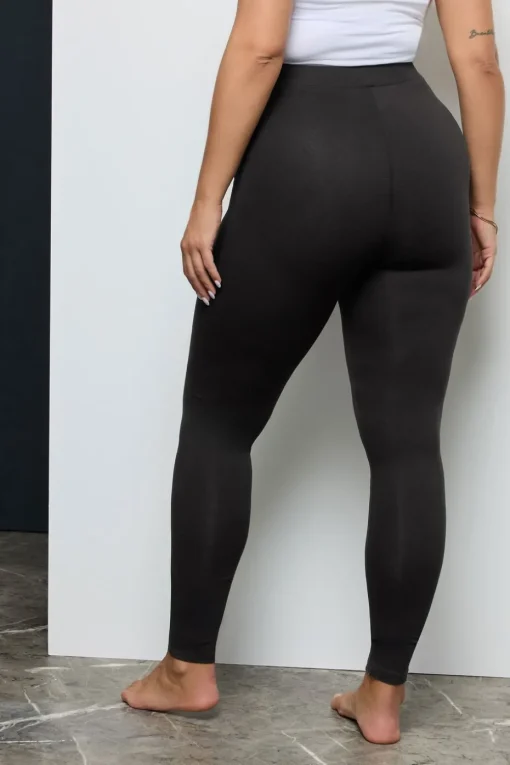 Yours For Good 2 Pack Curve Black Cotton Stretch Leggings