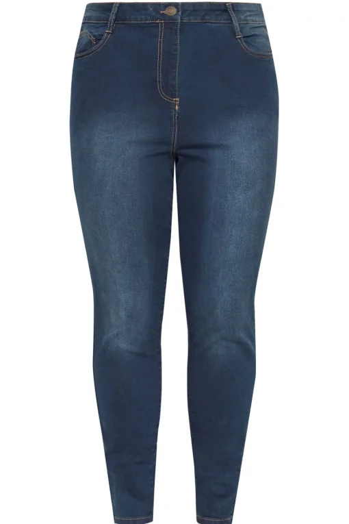 Yours For Good Curve Indigo Blue Skinny Stretch Ava Jeans
